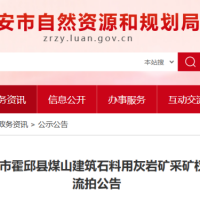 起始價(jià)8億元！安徽一建筑石料用灰巖礦無(wú)人報價(jià)流拍